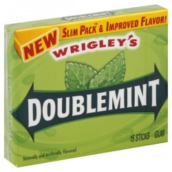 Жевательная резинка Wrigley Doublemint 15 пластинок